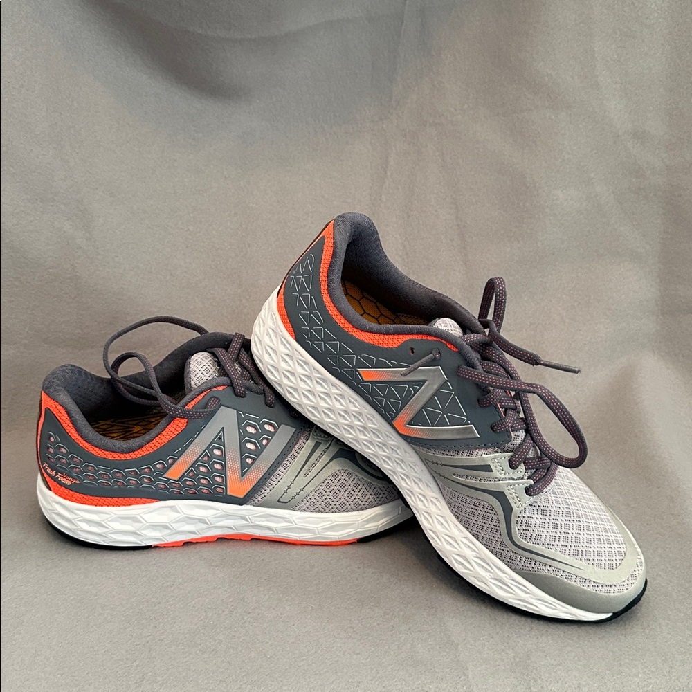 New Balance Gray and Pink Athletic Shoes
